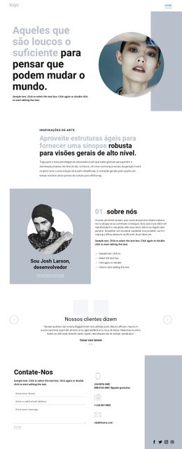 Arte Criativa De Inovação Em Estúdio - HTML Site Builder