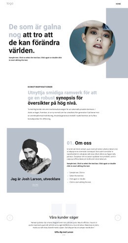 Webbplatsdesign Kreativ Studioinnovationskonst För Alla Enheter