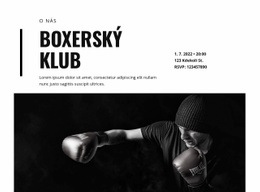 Boxerský Klub Šablona