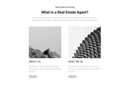 Responsive HTML For Professional Agents