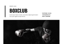 Boxclub Einzelseiten-Website