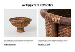 HTML-Website Für 10 Tipps Für Das Design