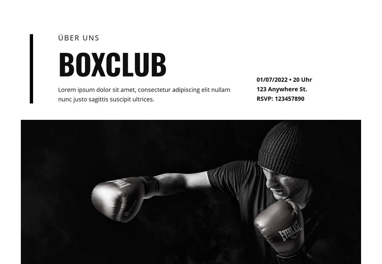 Boxclub HTML-Vorlage