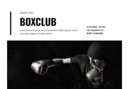 Boxclub - Kostenlose Website-Vorlage