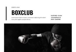 Exklusive Landingpage Für Boxclub