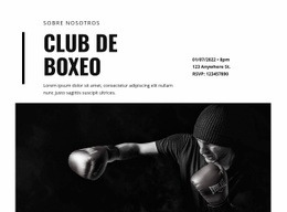 Club De Boxeo - Website Creator HTML