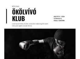 Ökölvívó Klub Sablon