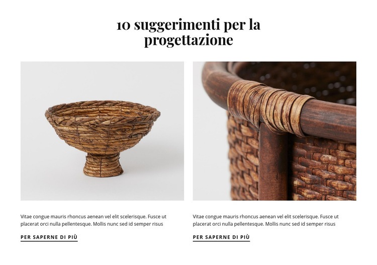 10 consigli per il design Mockup del sito web