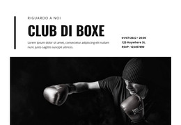 Club Di Boxe - Modello HTML Reattivo