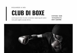 Club Di Boxe - Ispirazione Per Modelli HTML5