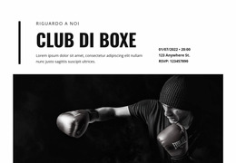 Club Di Boxe - Modello Di Sito Web Joomla