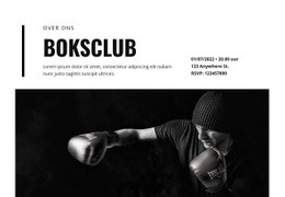 Boksclub Web Lettertypen