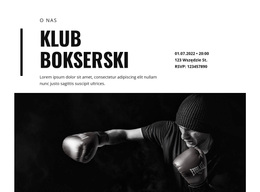 Uniwersalny Motyw WordPress Dla Klub Bokserski