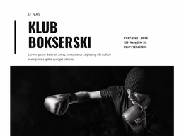 Klub Bokserski Szablon Joomla 2024