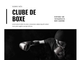 Clube De Boxe - Inspiração De Modelo HTML5