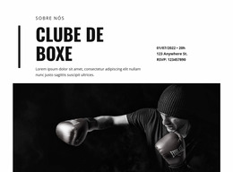 Clube De Boxe - Modelo De Site Joomla