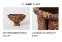 HTML-Webbplats För 10 Tips För Design
