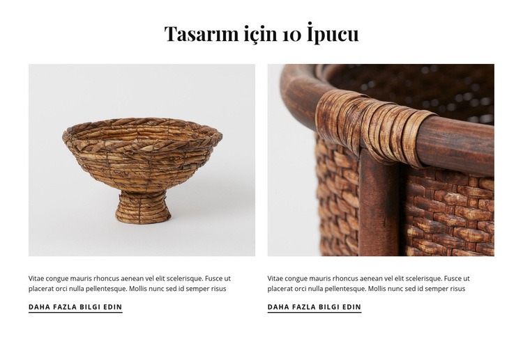 Tasarım için 10 ipucu Web Sitesi Mockup'ı