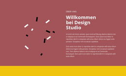 Responsive HTML Für Willkommen Beim Design