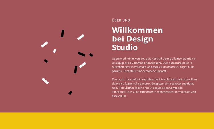 Willkommen beim Design HTML Website Builder