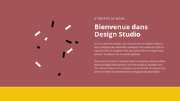 Modèle CSS Pour Bienvenue Au Design
