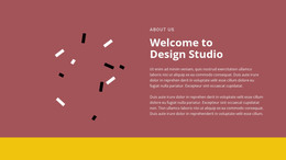 Responsive HTML For Welcome To Design