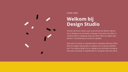 Welkom Bij Design - HTML Template Generator