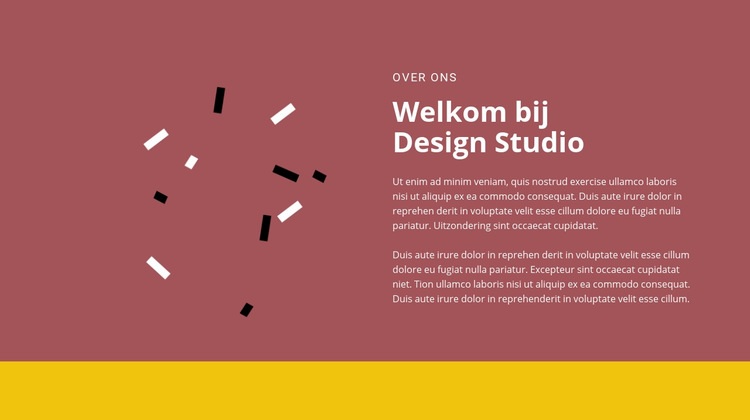Welkom bij design Website ontwerp
