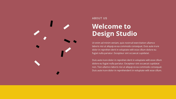 Welcome to design Website Mockup