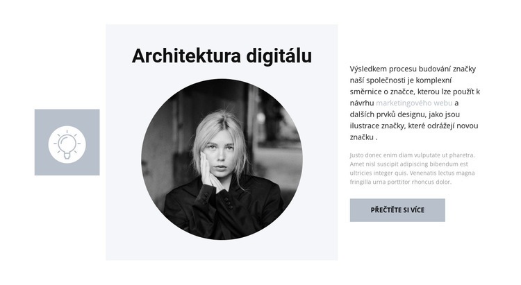 Architektura a umění Šablona webové stránky
