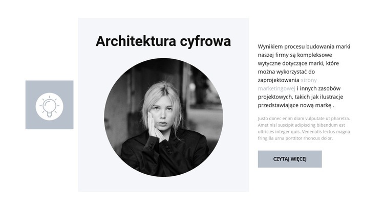 Architektura i sztuka Makieta strony internetowej