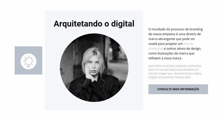 Arquitetura e arte Construtor de sites HTML