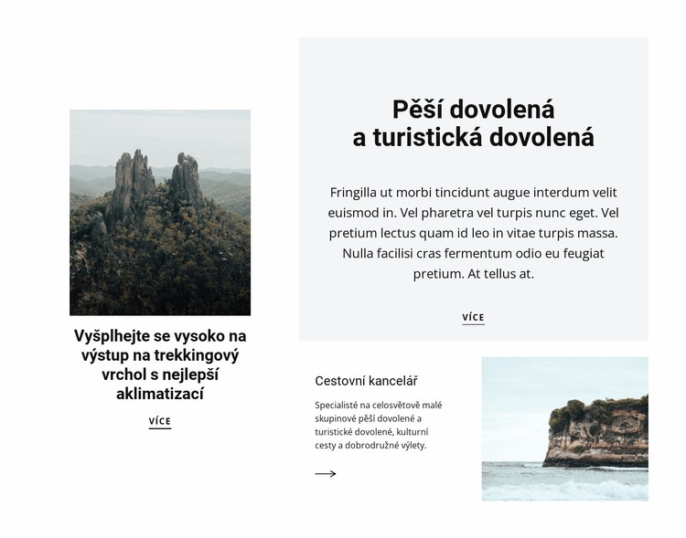 Chůze ve vzduchu Téma WordPress