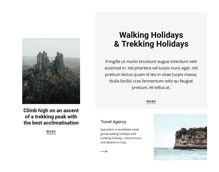 Walking in the air CSS Template