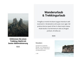 In Der Luft Gehen Website-Design