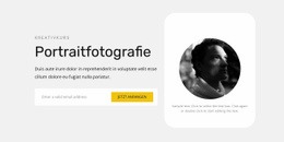 Porträts Machen Lernen - Professionelle Landingpage