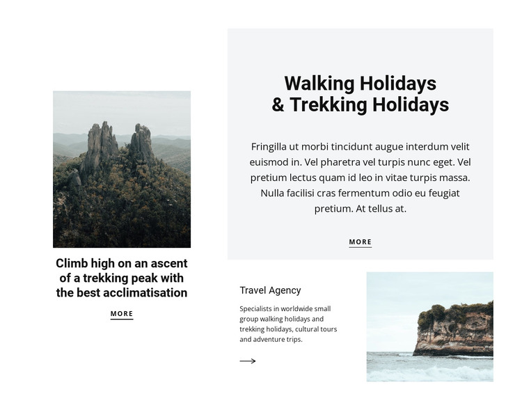 Walking in the air HTML Template