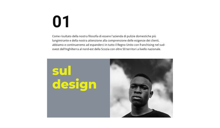 Nuovo studio di progettazione Mockup del sito web