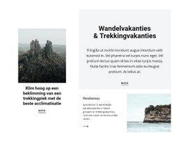 Bootstrap-HTML Voor Wandelen In De Lucht