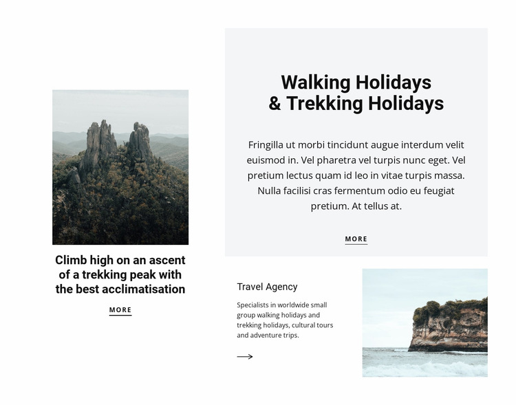 Walking in the air Website Builder Templates