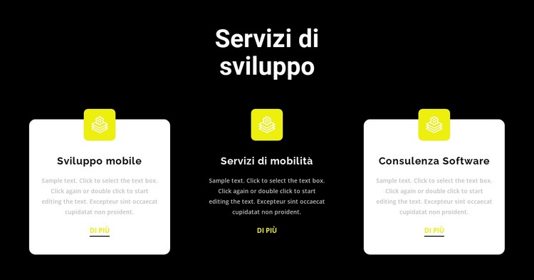 Gli sviluppatori possono aiutare Modelli di Website Builder