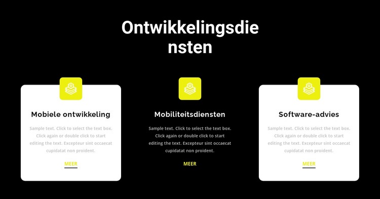 Ontwikkelaars kunnen helpen Html Website Builder