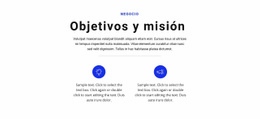 Establezca Metas Y Vaya - HTML Site Builder