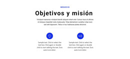 Establezca Metas Y Vaya: Plantilla HTML Básica