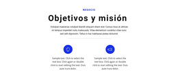 Establezca Metas Y Vaya - Plantilla De Diseño De Sitio Web