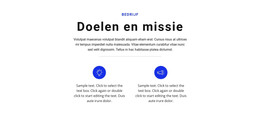 Doelen Stellen En Gaan - Basis HTML-Sjabloon