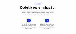 Estabeleça Metas E Vá - Modelo De Site De Arrastar E Soltar