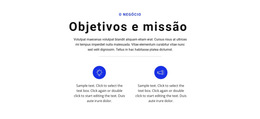 Estabeleça Metas E Vá - Modelo De Design De Site