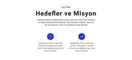 Hedef Belirle Ve Git - Temel HTML Şablonu