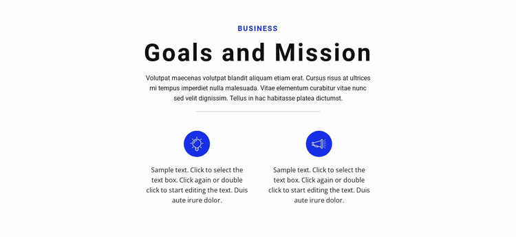 Set goals and go Website Design